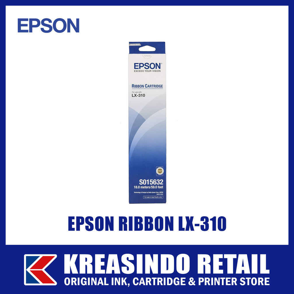 Epson Ribbon Cartridge / Pita / Tinta LX 310 LX310 Original