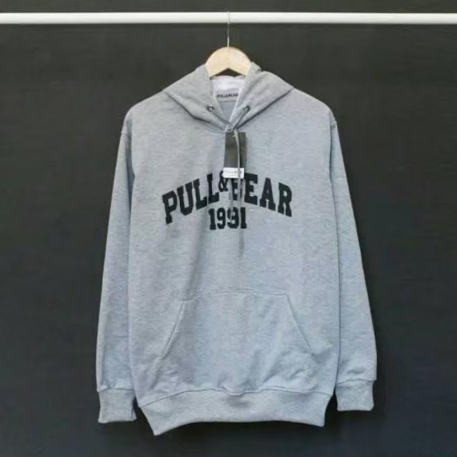 HOODIE PULL&amp;BEAR ORIGINAL/HIJAU ARMY