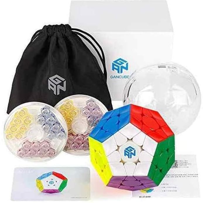 RUBIK MEGAMINX - GAN MEGAMINX MAGNETIC - STICKERLESS ORIGINAL
