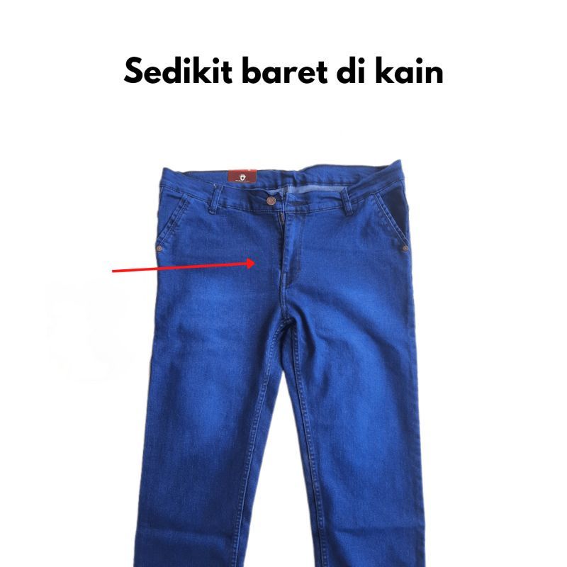 Celana Jeans Pria Panjang Riject Cacat Dari Konveksi