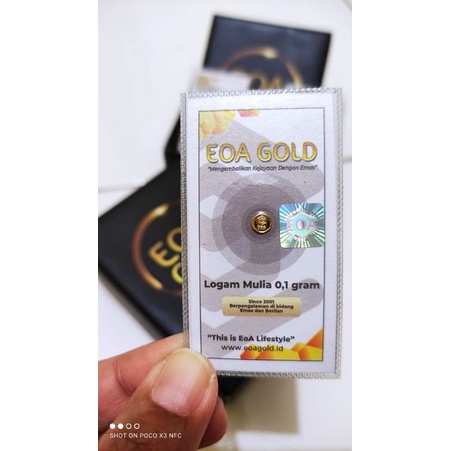 EOAGOLD 0.1 GRAM LOGAM MULIA