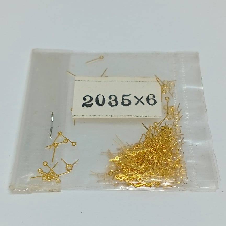Jarum jam tangan 2035x6 Kuning