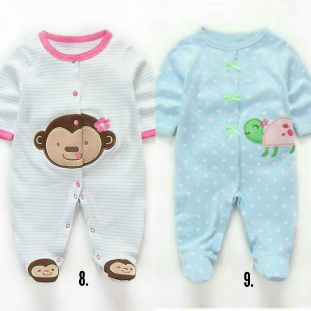 Baju Romper Bayi/ Baju Bayi import/ Playsuit baby/ Baju Bayi Lucu