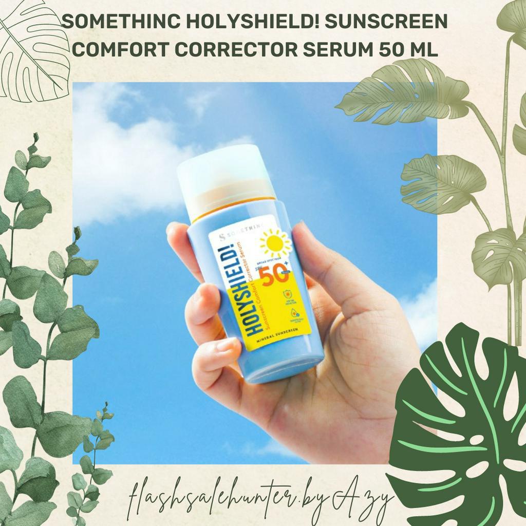 Somethinc Holyshield Sunscreen Comfort Corrector Serum SPF 50+ PA++++ 50 ml / Physical mineral Sunsc