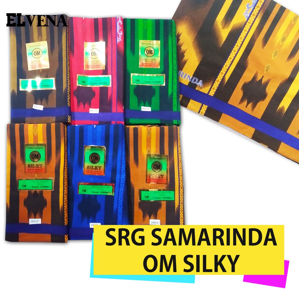 Sarung Laki Laki Samarinda OM SILKY Dewasa MURAH JUMBO