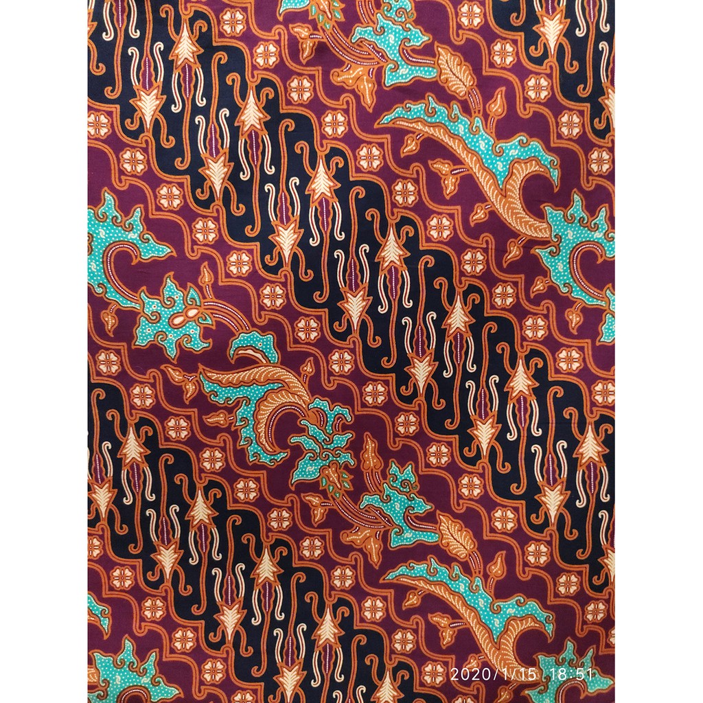 Kain Batik Katun Batu Raden 4836 Maron