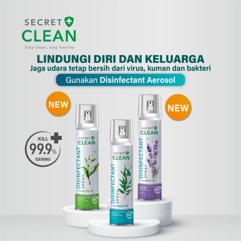 Disinfectant spray secret clean eucalyptus 200 ml | secret clean eucalyptus