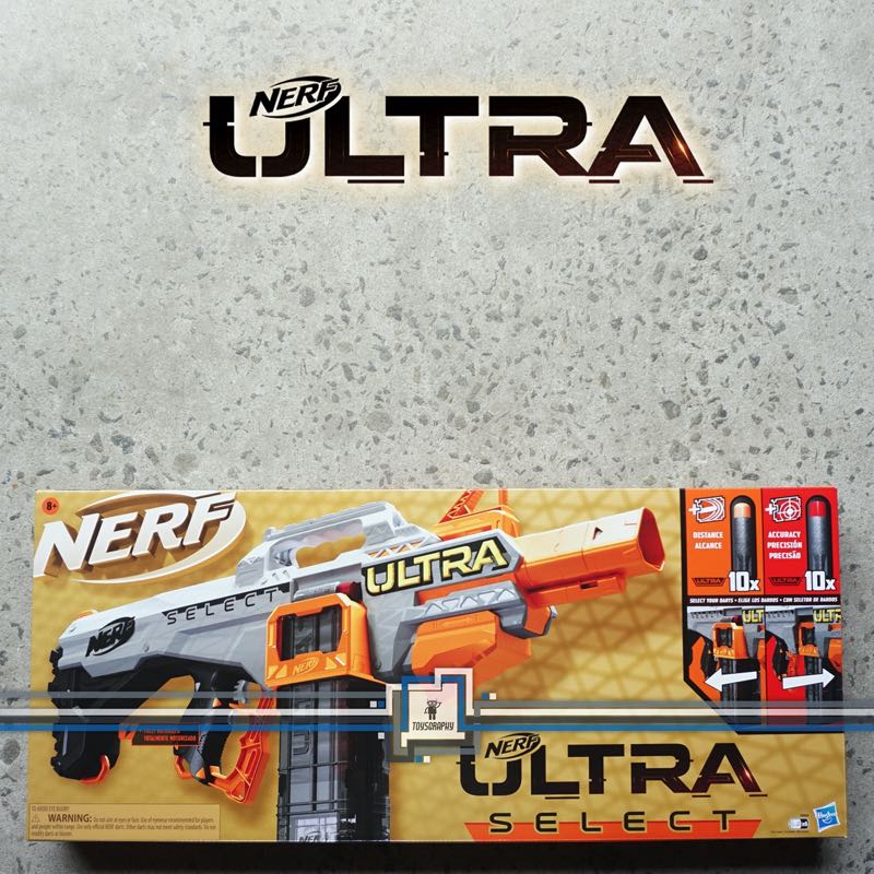 Nerf Ultra SELECT Double Magazine Automatic Accustrike Dart Blaster