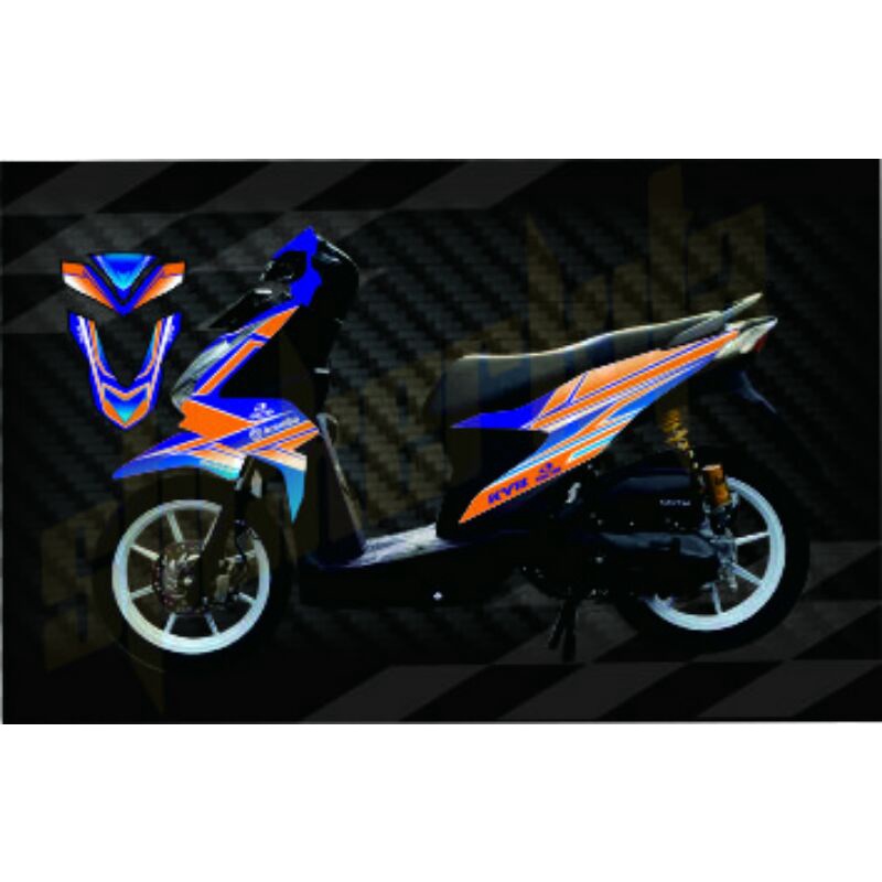 Decal sticker full body BEAT new fi 2020 Deluxe techno-dekal stiker beat 2020