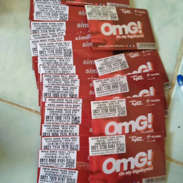 Telkomsel cantik ABAB ABBA AABB