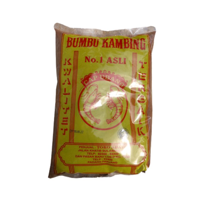 

Bumbu Pemasak Kambing Cap Udang 1kg