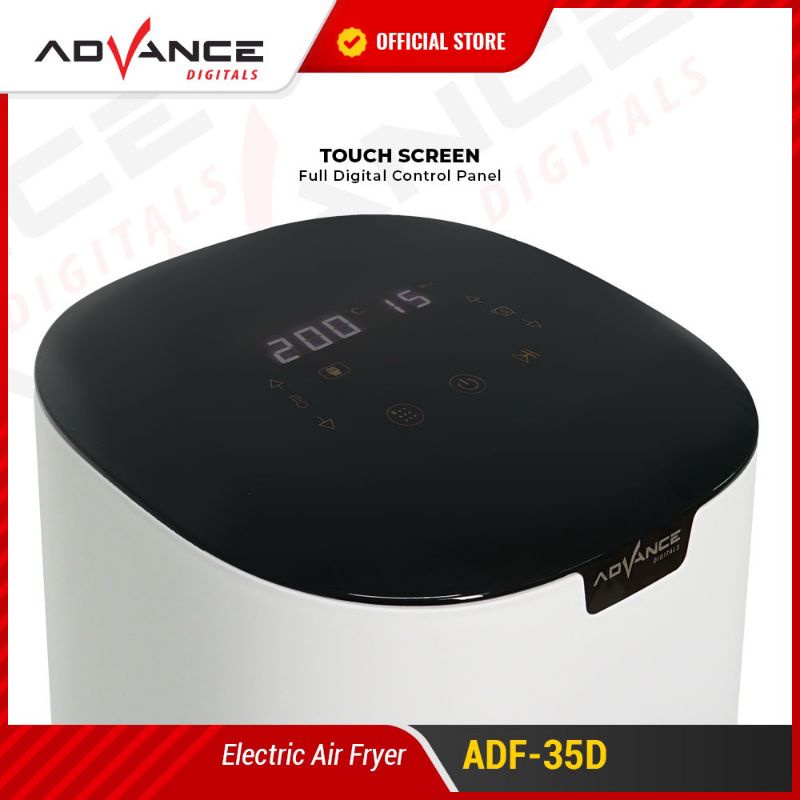 Advance Electric AirFryer ADF 35A ADF 35D 600 Watt Kapasitas 3.5 Ltr  Garansi resmi 1 tahun advance