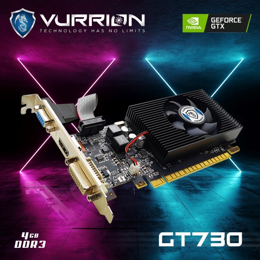 VGA VURRION GT 730 4GB DDR3 64Bit GAMING VGA ORI MANTULLL GAN