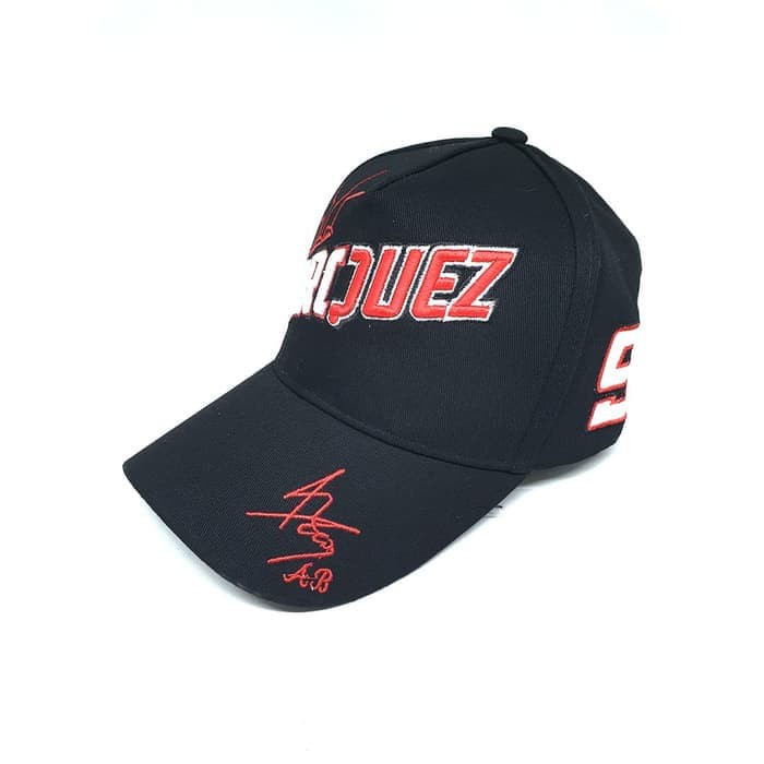 Limited! TOPI MOTOGP MARC MARQUEZ 93 HITAM HAT CAP SNAPBACK