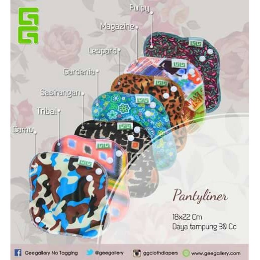 GG PANTYLINER PEMBALUT WASHABLE CUCI ULANG ( GG Panty )