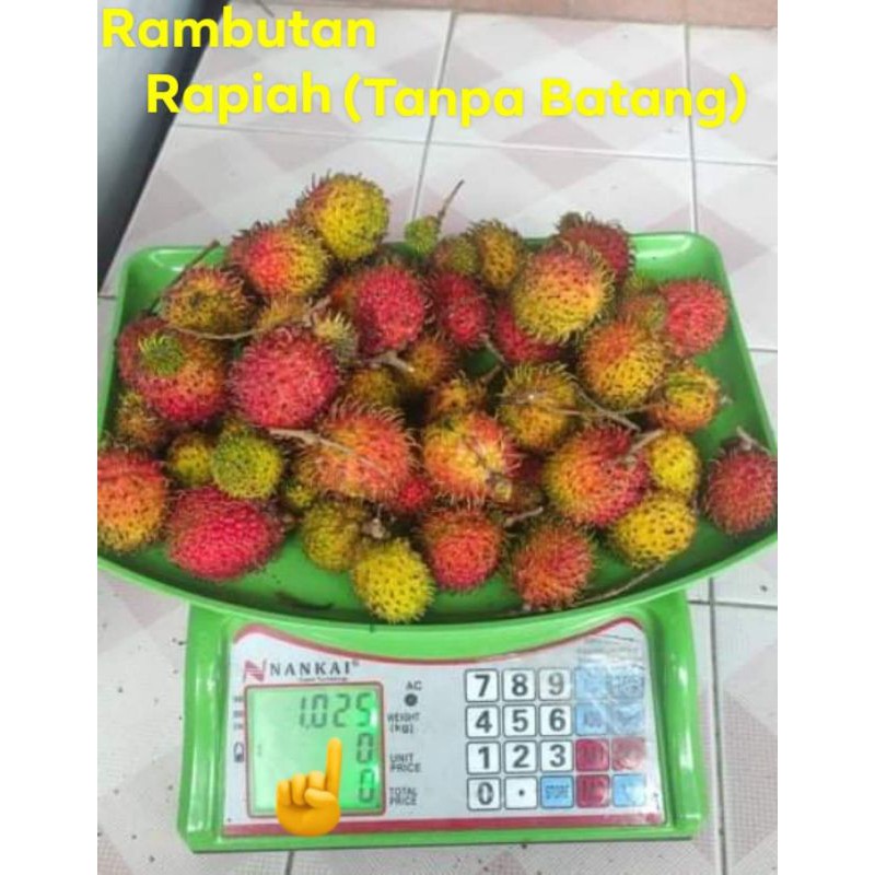 

Buah Rambutan Rapiah Super 1kg (Tanpa Batang)