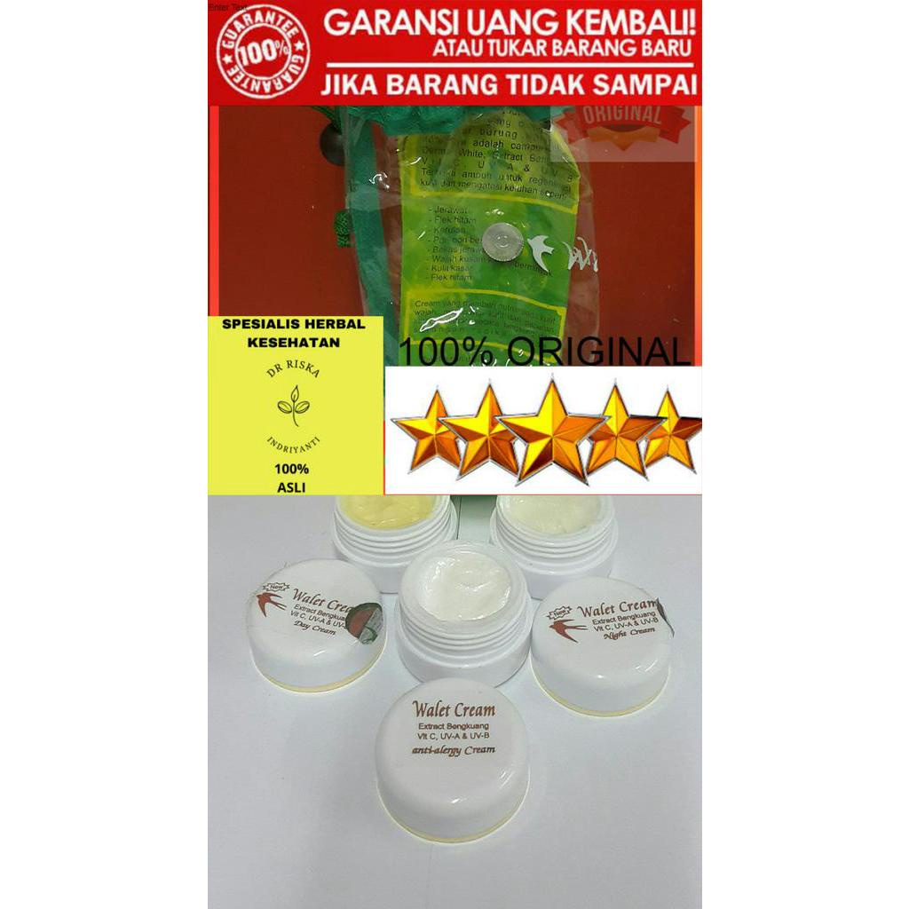 100% ORIGINAL OBAT KRIM JERAWAT PEMUTIH KULIT WAJAH CREAM WALET BENGKOANG ORIGINAL