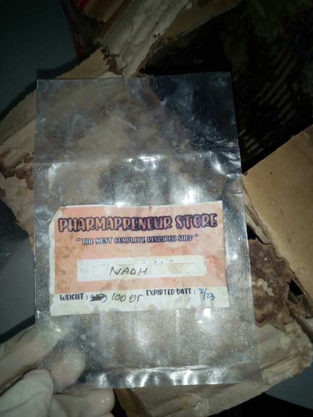 Naoh Natrium Hidroksida Best Quality 100 Gram