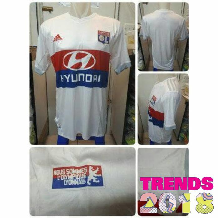 JERSEY BAJU BOLA OLYMPIQUE LYON 2017/2018 GRADE ORI