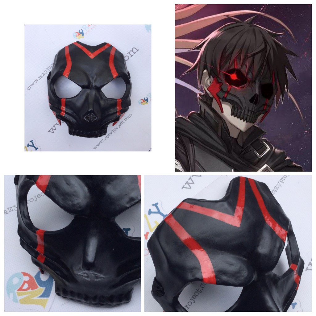 Fate Barbatos Graphite Berserk Of Gluttony Mask Topeng Kayu Cosplay Anime Jepang Shopee Indonesia