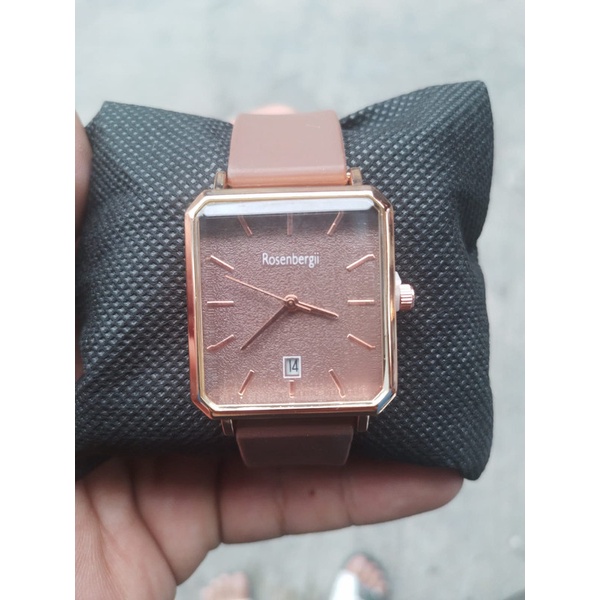 JAM TANGAN WANITA WATCH ROSENBERGII KARET KASUAL