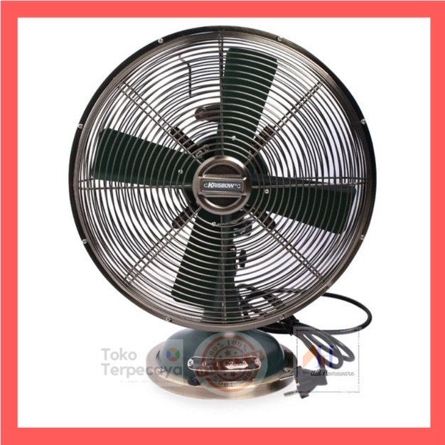Krisbow Kipas Angin Meja Vintage 30 Cm/Kipas Angin Meja/Kipas Angin Classic