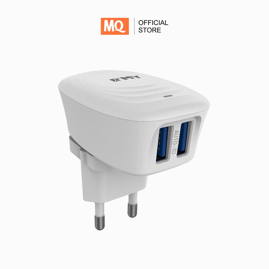 MQ Mobile Charger EMY MY-228 Fast 2.4 Amp with USB Micro Cable