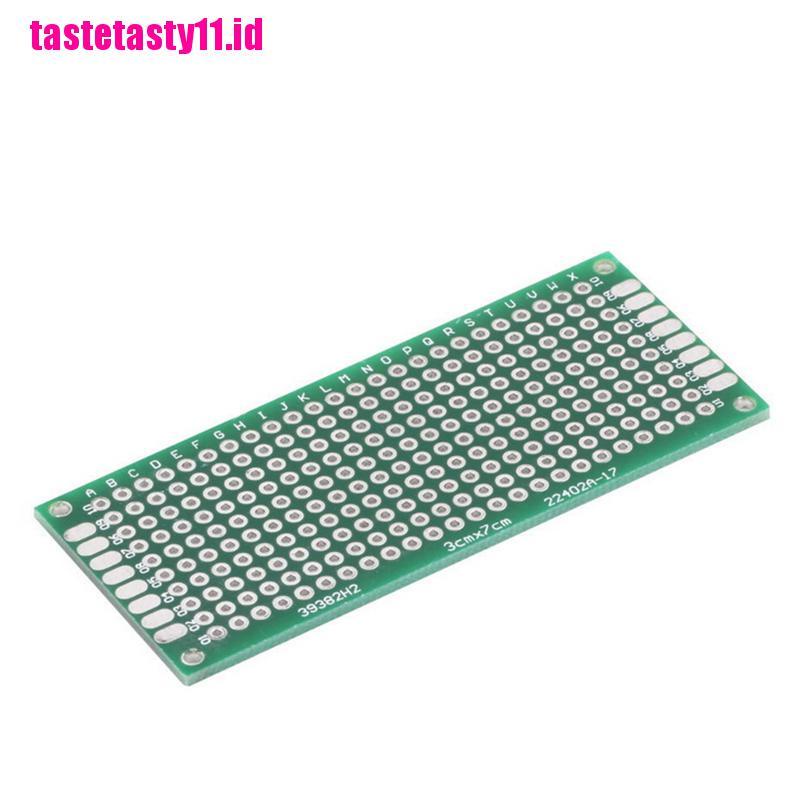 1 Pc Breadboard Universal Dua Sisi Ukuran 3x7cm