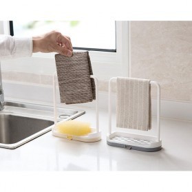 Rak Pengering Lap Penjemur kain Dapur Kitchen Drainer Holder Rag Hanger Gantungan kain Penggantung, Wadah lap jemuran