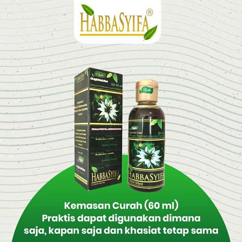 Minyak Habbatussauda Habbasyifa Curah Oil 60 ml