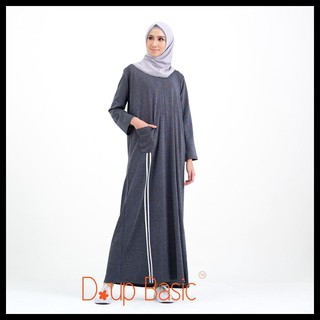  Gamis  Dupbasic Jadine Remaja Daily  Original Sporty Polos 