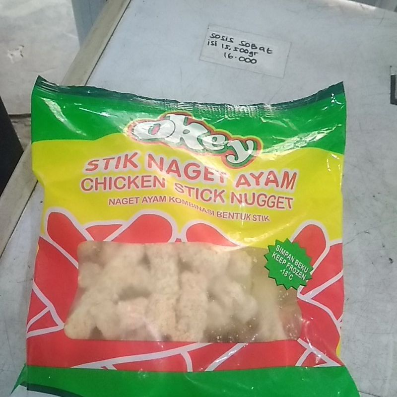 

Okey STIK NAGET AYAM Chiken stik naget Kombinasi bentuk stik