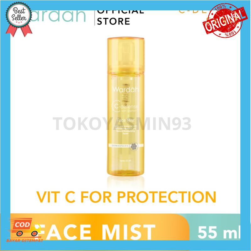 Wardah C-Defense Face Mist 55 ml Murah