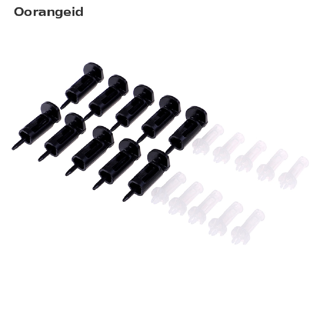 10 Pcs 775 CPU heatsink mount pin push screw Bahan Plastik Untuk Kipas Pendingin