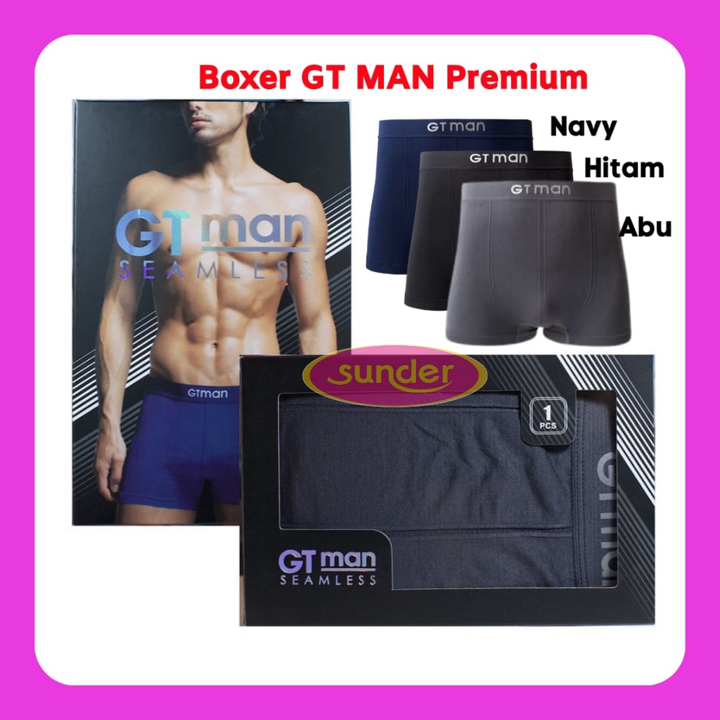 Promo 1pcs Boxer Gt Man AO5 Grosir Celana Dalam Bokser Pria Dewasa Pakaian Dalam Cowok Lusinan