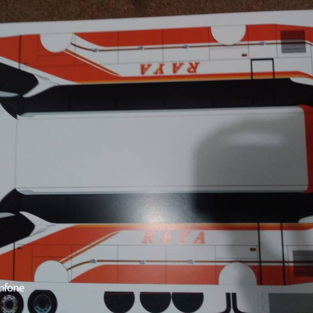 Lembaran papercraft bus skala 1 30 murah