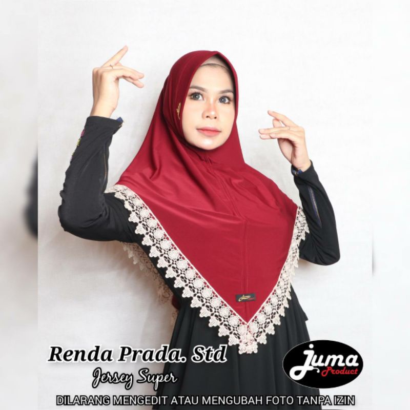 JILBAB RENDA PRADA JUMA STANDART