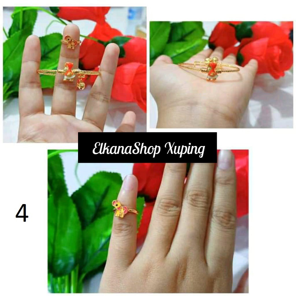 Gelang Anak benggel Free Cincin Xuping /elkanashop