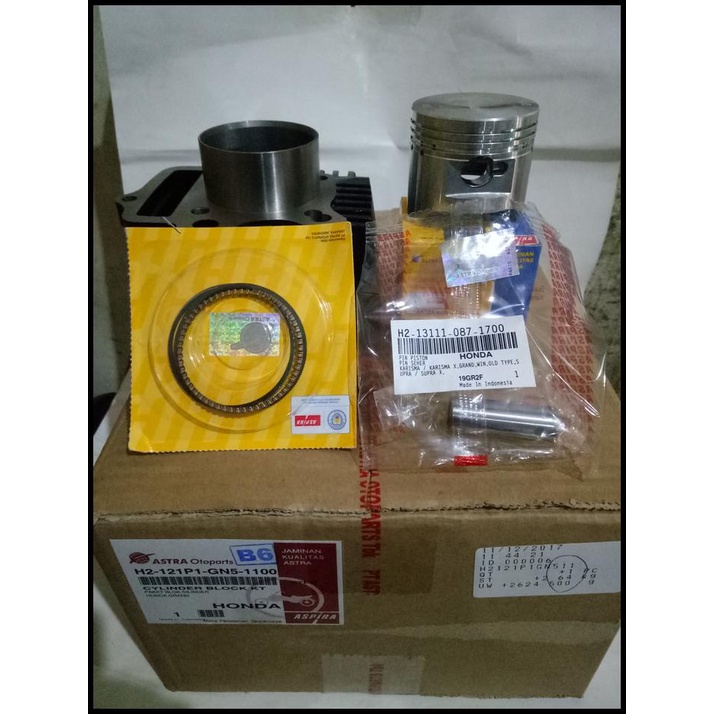 Blok Block Seher Dan Piston Kit Grand Supra Aspira