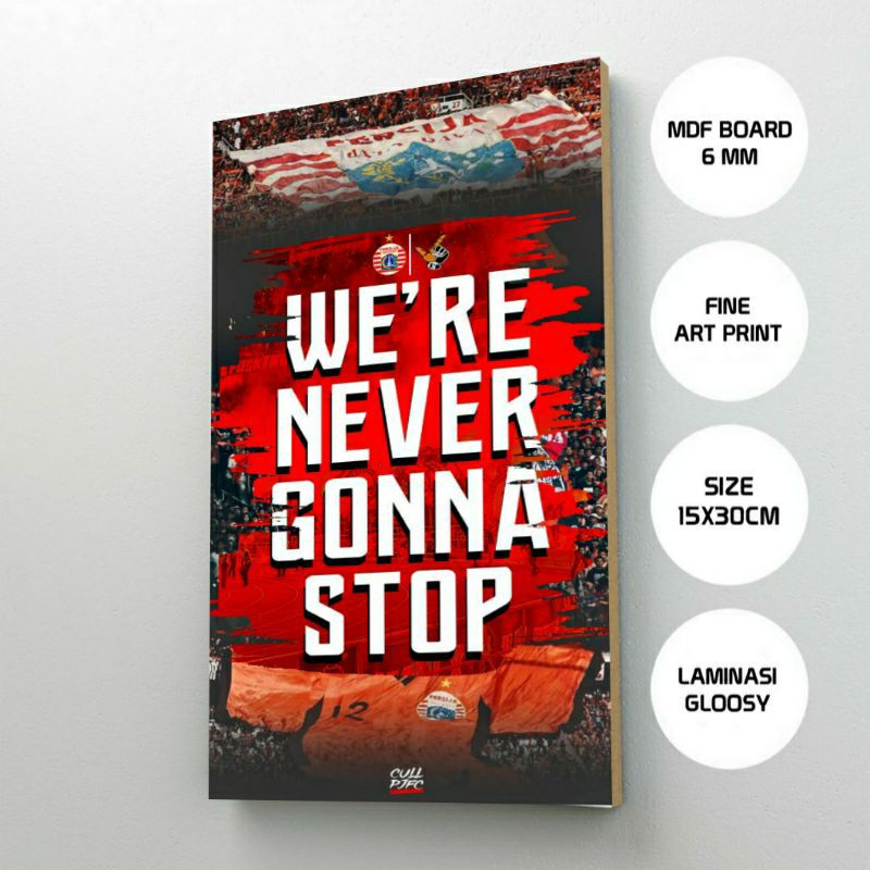 Pajangan Persija Keren, Poster persija