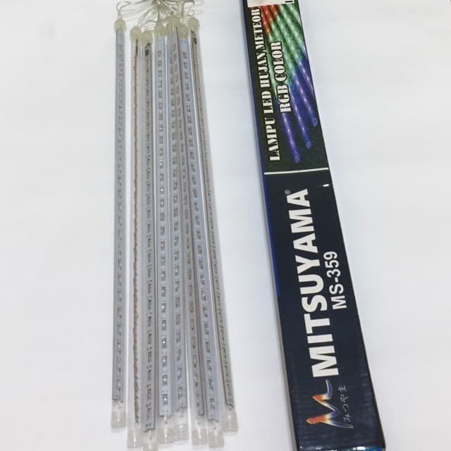 Lampu Hias Mitsuyama MS-359/MS-360 Meteor LED Warna Warni 50 cm Hujan Meteor