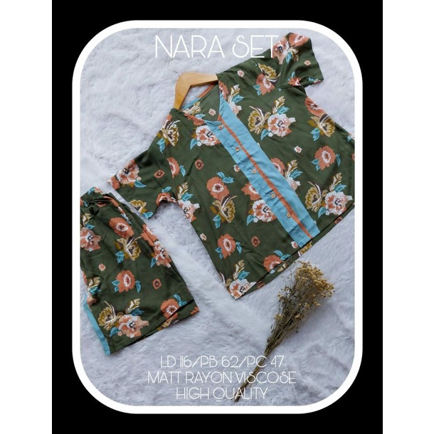 Nara Set/One set/One set murah/piyama