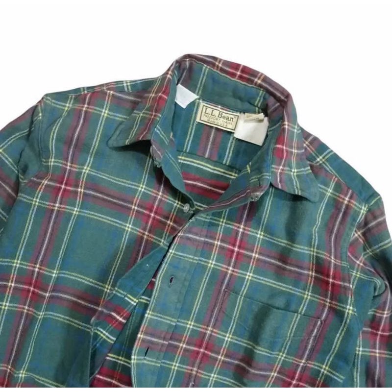 flanel 2pocket LL.Bean USA