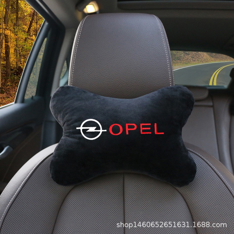Bantal Sandaran Kepala Jok Mobil Warna Hitam Untuk Corsa Astra Crossland X Mokka Grandland X