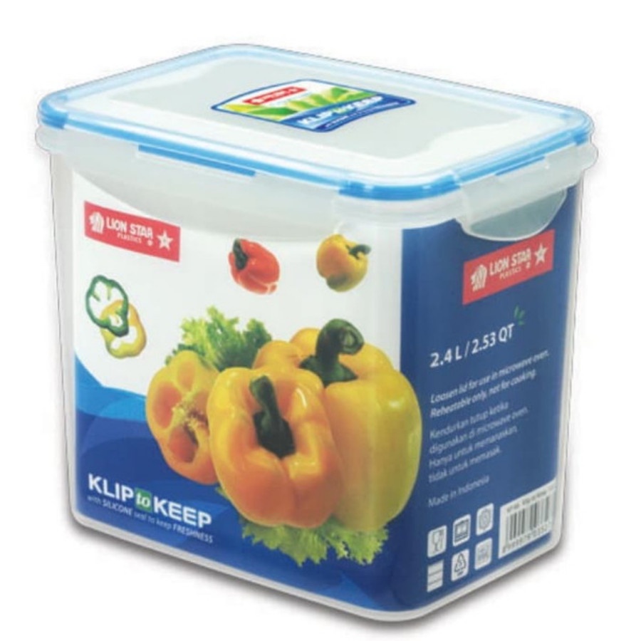 Toples Plastik Lion Sta Klip To Keep 1203 (2.4 Liter) Kotak Makanan