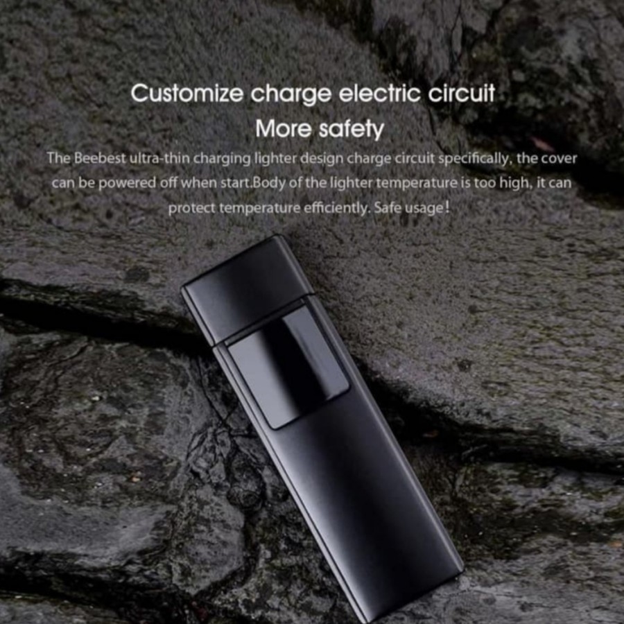 Beebest Ultra-thin Charging Cigarette Lighter Korek Api