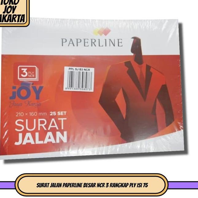 

[DISCOUNT MKZ65] Surat Jalan PAPERLINE Besar NCR 3 Rangkap Ply Isi 75 Pasti Murah