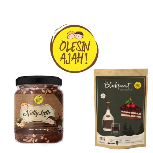 

Promo OlesinAjah Selai Nutty Latte 200Gr + Blackforest Premium Flavoured Drink - 120G