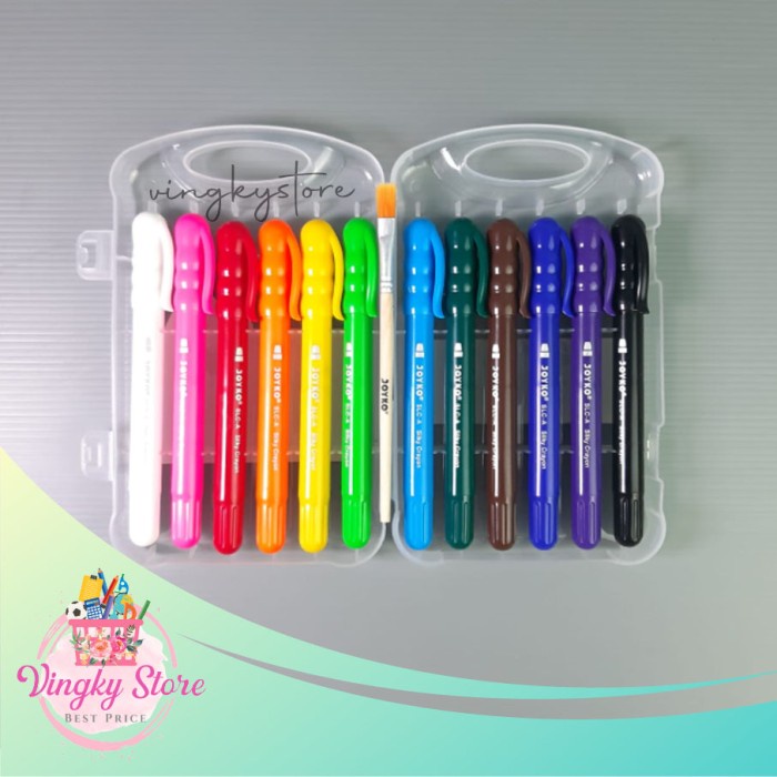

Berkualitas Silky Crayon Halus Joyko 12Warna Slc-A-12 Terbatas