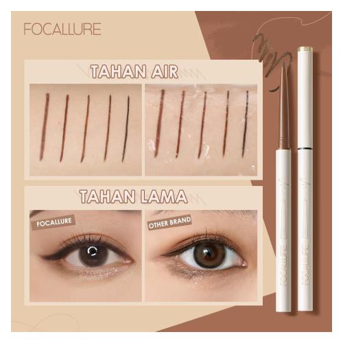 FOCALLURE #ConfidenceHalo Eyeliner Gel pencil- Eyeliner Tahan Air